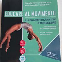 libro  di scienze motorie  e letteratura italiana