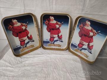 vassoi COCA COLA natalizi