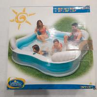 Piscina Gonfiabile Quadrata, 229x229x66 cm