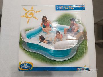 Piscina Gonfiabile Quadrata, 229x229x66 cm