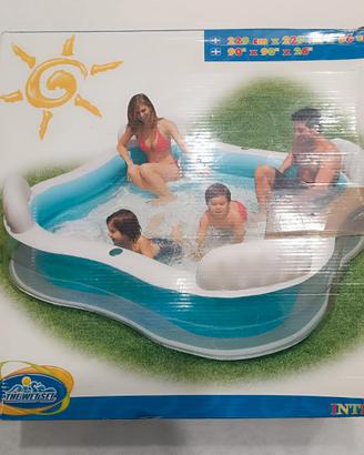 Piscina Gonfiabile Quadrata, 229x229x66 cm