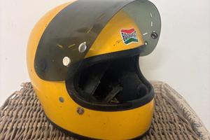 Casco BOERISPORT Giallo con Visiera Fumé