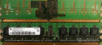 2 RAM DDR2 512MB hys64t64000hu