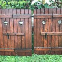 Persiane verniciate in legno 83x112