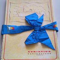 Cofanetto menu crociera d'epoca Illiria 1964