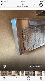 Cappa cucina Turboair in acciaio inox – aspirante