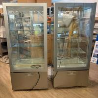 2 VETRINE PANORAMICHE SAGI IN ACCIAIO INOX