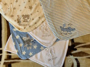 set di coperte per neonato (5 pezzi)