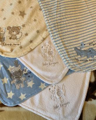 set di coperte per neonato (5 pezzi)