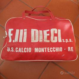 Borsa vintage anni 80 Montecchio calcio 