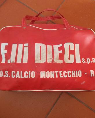 Borsa vintage anni 80 Montecchio calcio 