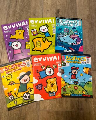 Evviva x 3 & Scottecs Megazine x 3. 6 uscite