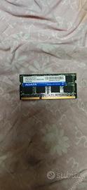 2gb 1333mhz stick ram ddr3 ADATA per portatile