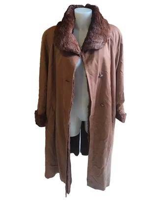 pelliccia estraibile trench lapin vintage 80 90