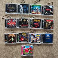 Portachiavi mini cd playstation 1 ps1 con NFC
