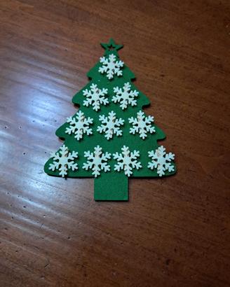Albero di natale in pannolenci