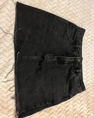Gonna in jeans nero marca SUBDUED taglia S