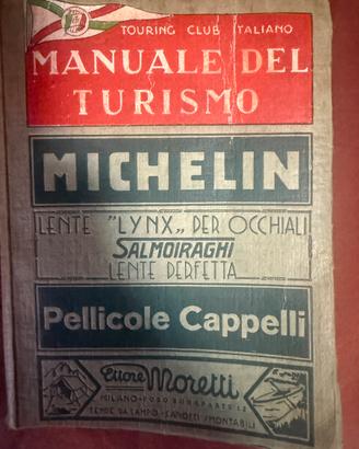 Manuale Michelin del turismo 1934 vintage