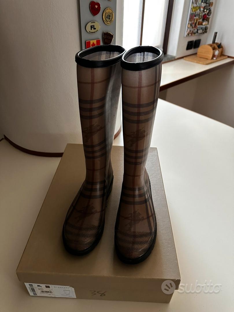 Stivali da pioggia on sale burberry