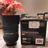 Sigma 12-24mm f/4.5-5.6 II DG HSM  Nikon