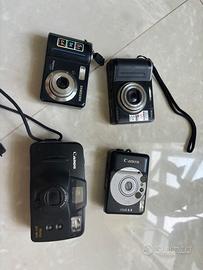 Macchine fotografiche Canon, Nikon, samsung