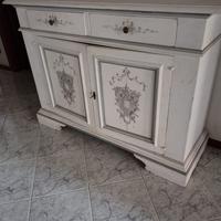 Madia in legno bianco