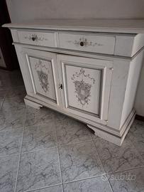 Madia in legno bianco