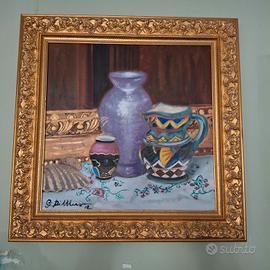 dipinto : Olio su tela 40x40 circa 