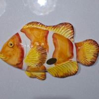 Pesce pagliaccio ceramica di Bassano made in Italy