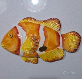 Pesce pagliaccio ceramica di Bassano made in Italy