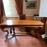 Arredo studio classico in noce