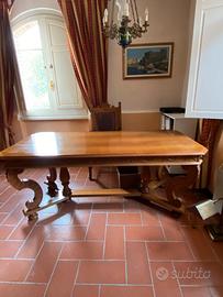 Arredo studio classico in noce