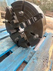 Plateau per tornio diametro 350 mm a quarto griffe