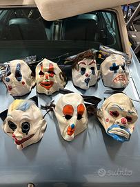 Maschere scena iniziale rapina The Dark Knight