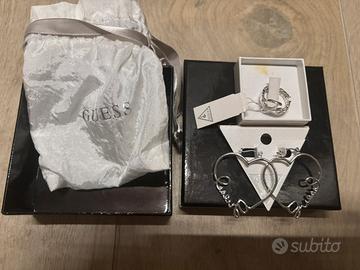 Orecchini e anello Guess nuovi