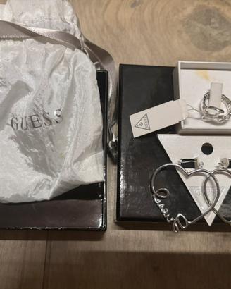 Orecchini e anello Guess nuovi