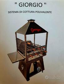 Girrarrosto sistema di cottura polivalente 