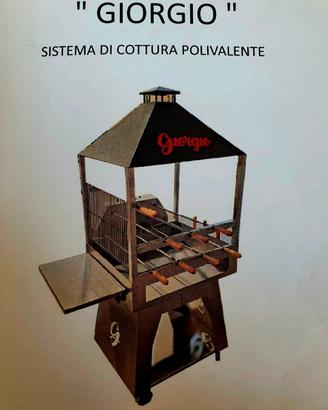 Girrarrosto sistema di cottura polivalente 