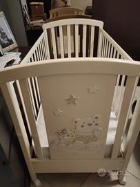 Culla Erbesi con materasso ortopedico aloe vera