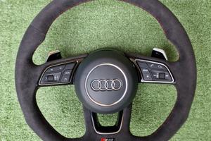 Volante Piatto Audi Completo Alcantara Originale