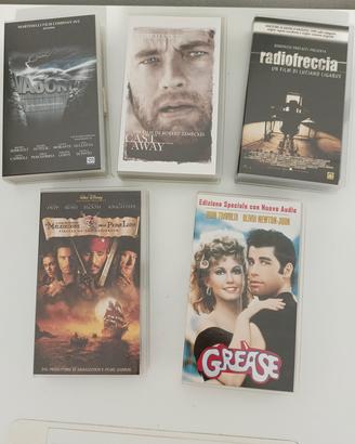 lotto n.5 VHS originali 