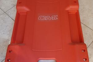 CARRELLO SOTTO-AUTO CMI,CON POGGIATESTA E 6 RUOTE