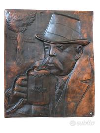 Birra Moretti grande insegna vintage in fibra vetr