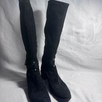 Stivali Prada in camoscio nero tg 38