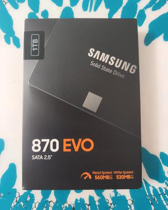 1TB SSD SAMSUNG 870 EVO SATA 2.5 NUOVO