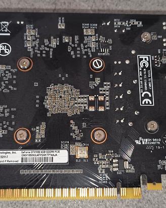 scheda video nvidia gtx1650 4GB Ddr6 Pcie