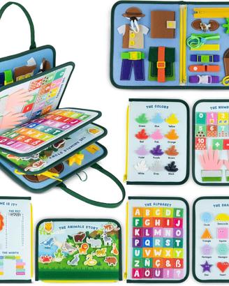 GIOCO INTERATTIVO MONTESSORI PANNELLI SENSORIALI