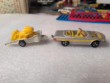 Majorette Mercedes 350 SL TEAM 8 1:60 + rimorchio 