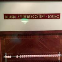 Tavolo da biliardo riscaldato F.lli Deagostini