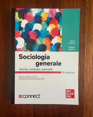 Sociologia generale - teorie, metodo, concetti